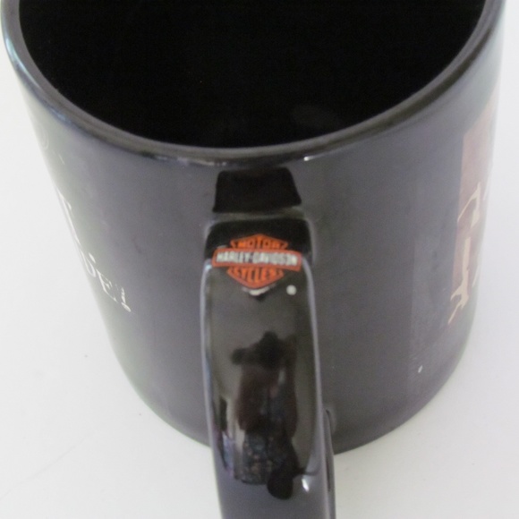 Harley Davidson "Screw It, Let's Ride" Black Mug, Pre-Owned, Exc Condition - Picture 5 of 6